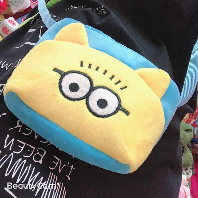 Street stall supplies: plush crossbody bags, single-shoulder bags, crossbody bags, cartoon backpacks, single-shoulder bags, crossbody bags, toy bags Specification drawing
