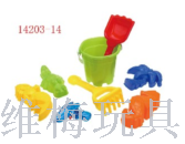 Children's beach toy set