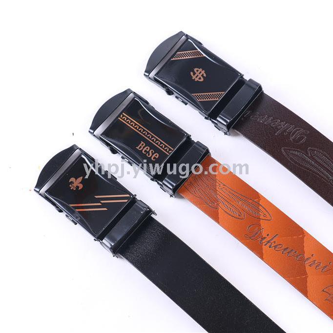 Nueva moda hombre denim hebilla imitación microfibra cinturón de pantalón versión coreana cinturón de negocios fábrica directa