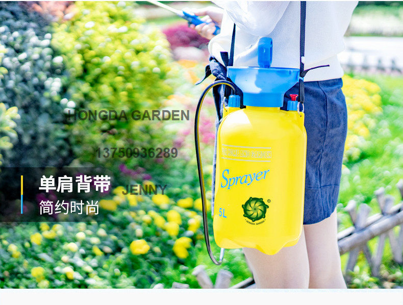 Household pneumatic flower watering small sprayer, small indoor garden agricultural sprayer, flower watering wonder, high-pressure water sprayer details Picture