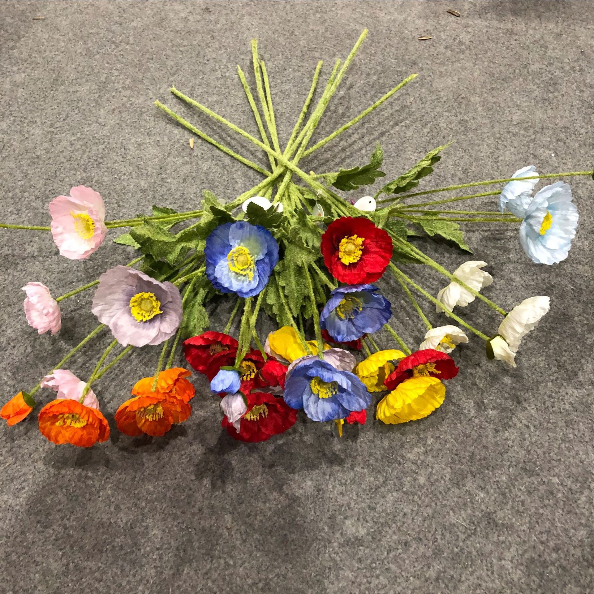 仿真花仿真草坪仿真树仿真花仿真草坪仿真树绢花婚庆大枝罂粟花仿真花虞美人酒店婚礼装饰花卉花束工程绿化仿真花仿真草坪仿真树