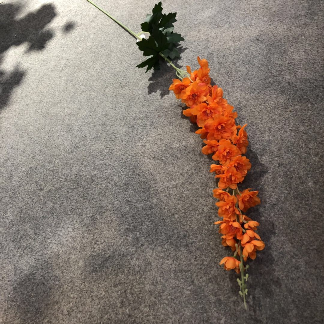 Long-branch delphinium, artificial hyacinth, artificial silk flower, single tall and long-branch wedding flowers for landscape direct sales Specification image