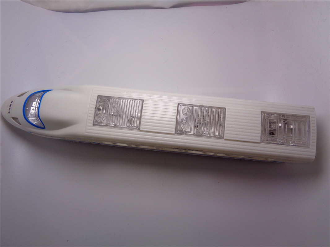 Colorful music luminescent toys popular LED simulation train Harmony high-speed train electric train model