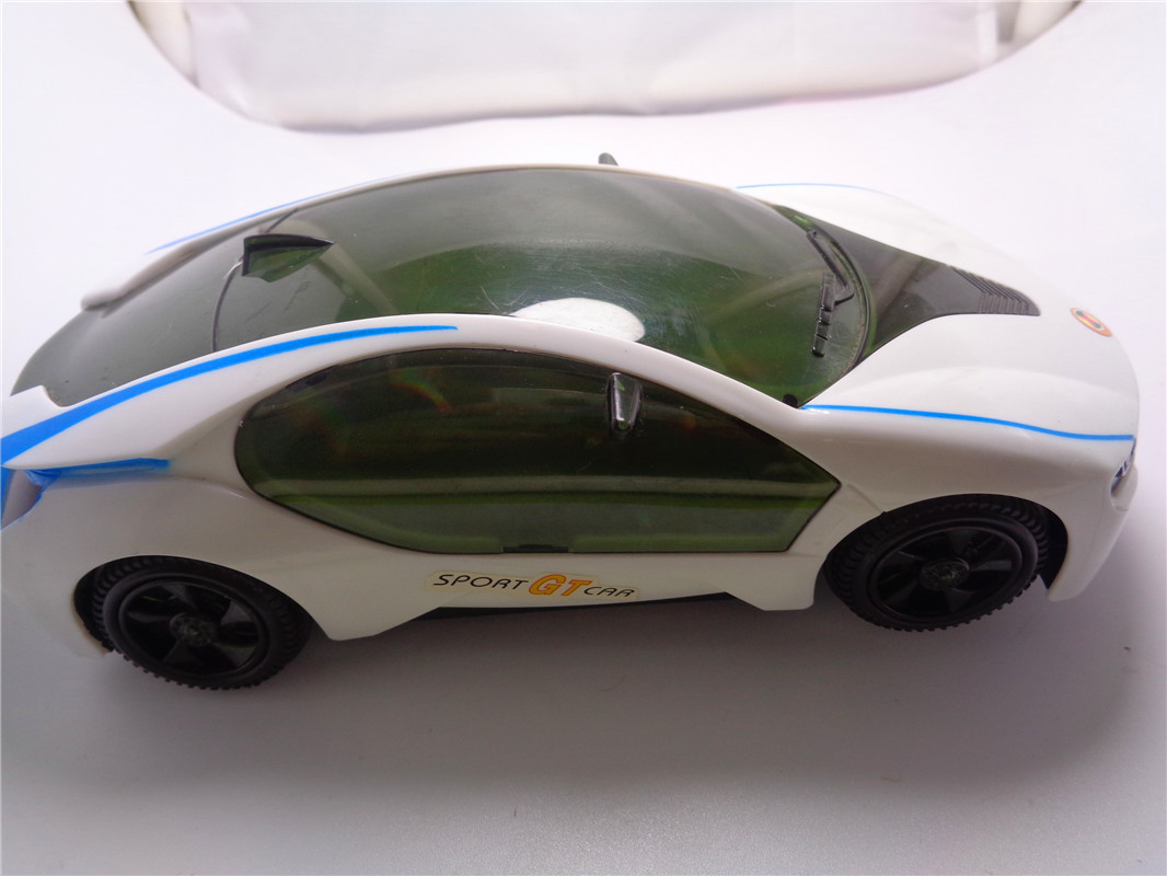 Best-selling music glowing car, electric universal rotating car model, creative children's toys, street stall supply