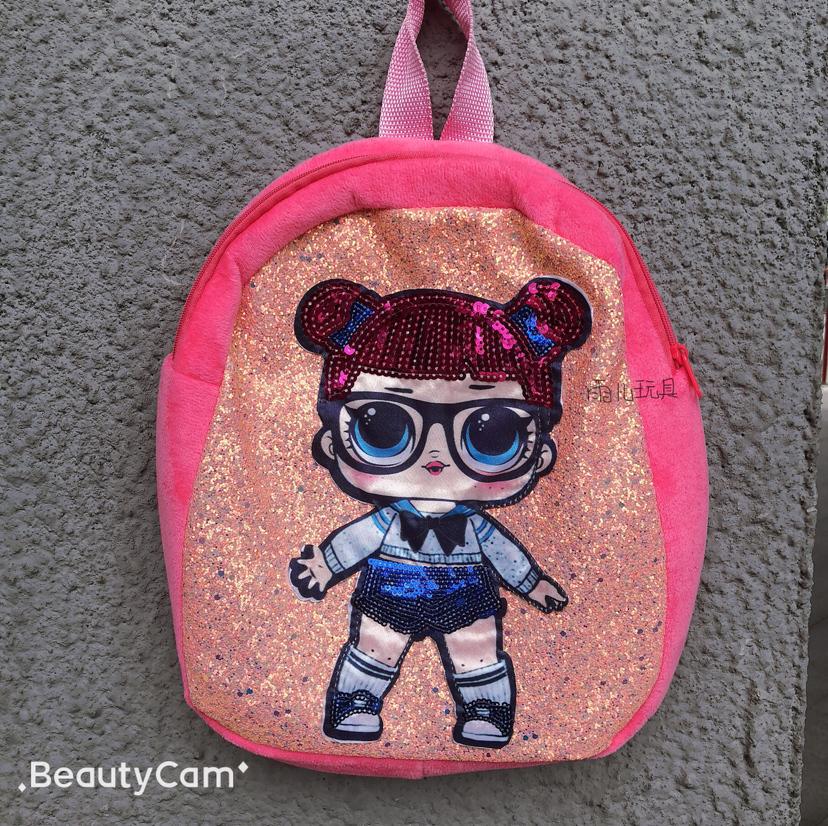 Bolsas de peluche mochilas de escuela mochilas de dibujos animados LOL niñas mochilas bolsos nuevos bolsos