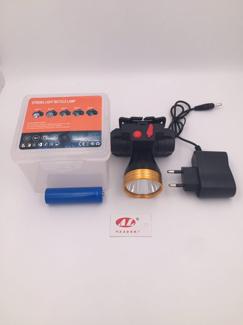 Strong head light super bright USB charging headlight LED flashlight headlight bike lights