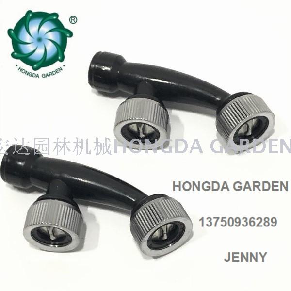 PL D-5 sprayer nozzle, fan-shaped double-head double-hole sprayer, fine mist sprayer, agricultural atomization nozzle full figure