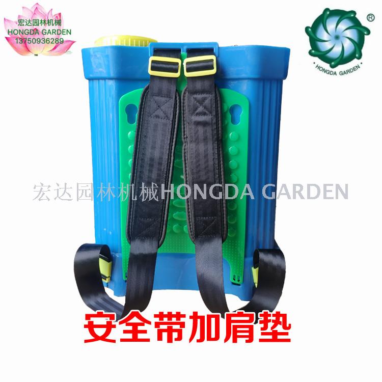 Reinforced, thickened and widened safety belt for agricultural manual and electric sprayer accessories Specification drawing