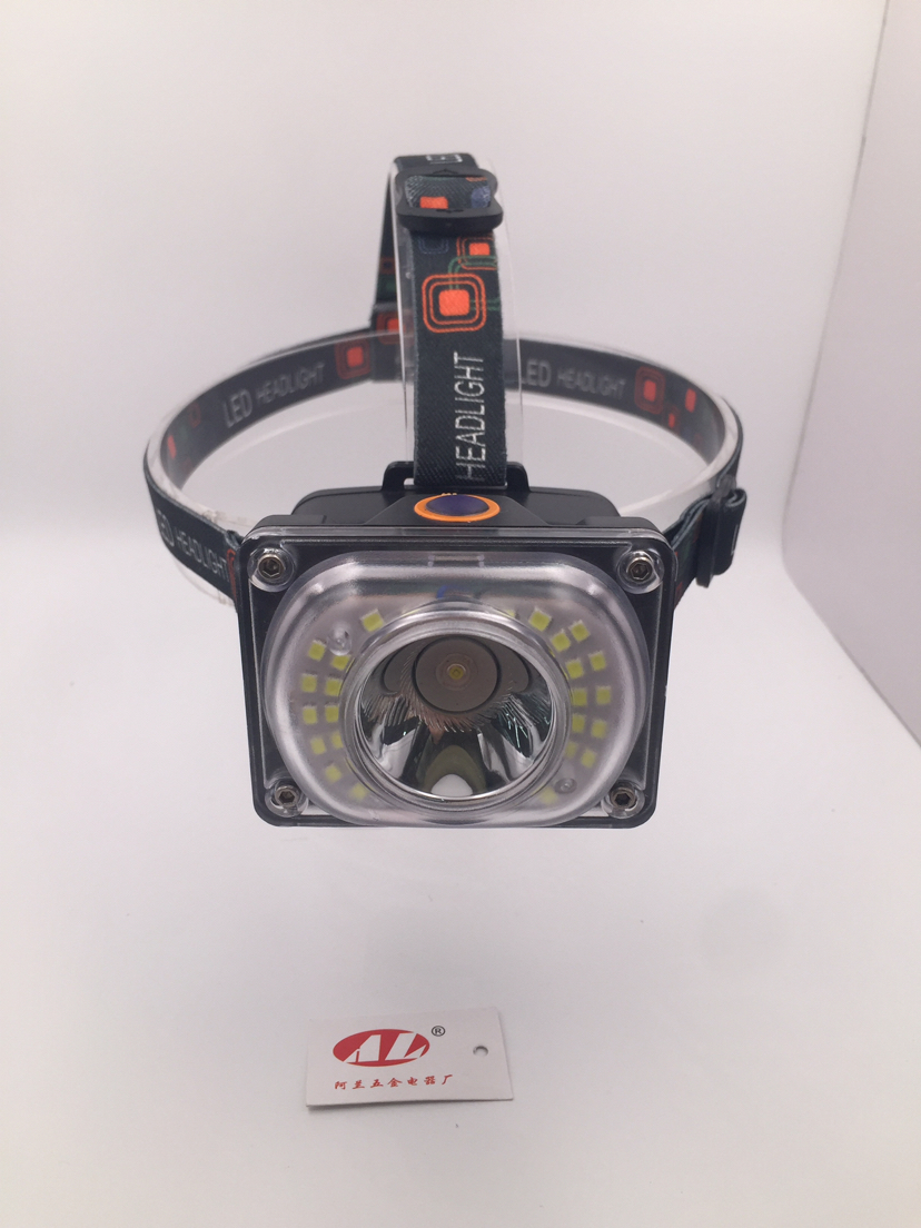 Shell white yellow red strong light set headlamp big spot super bright
