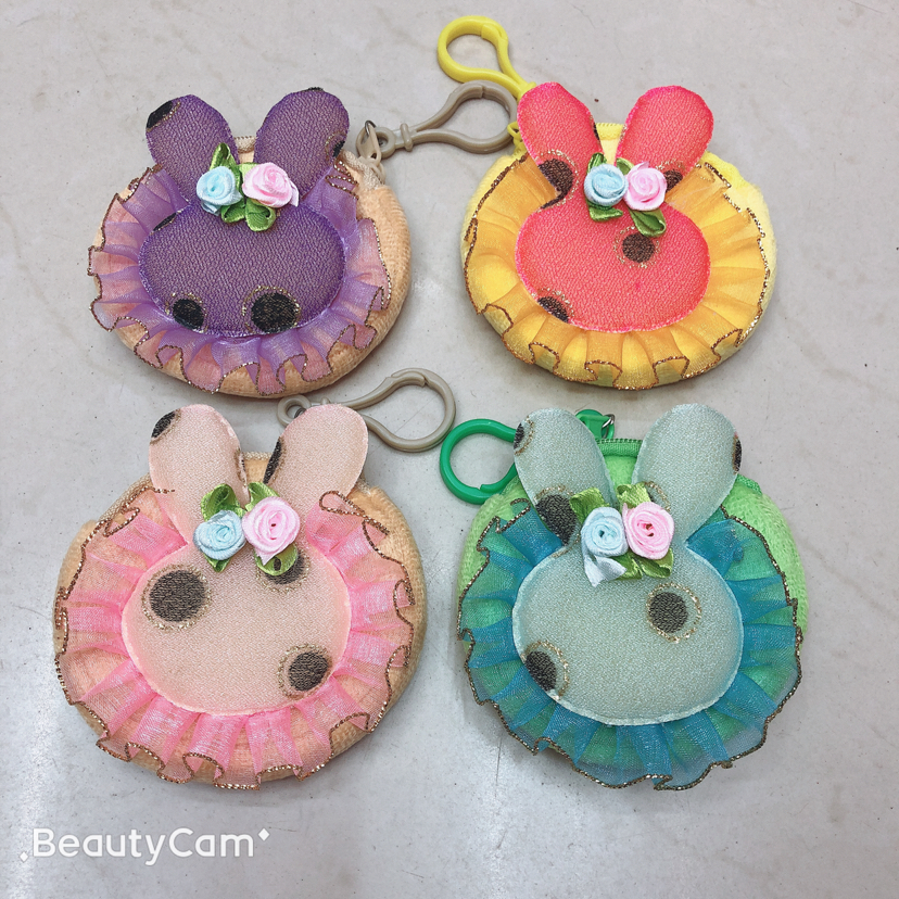 Rabbit coin purse accessories wallet Cartoon coin Purse 8cm coin purse