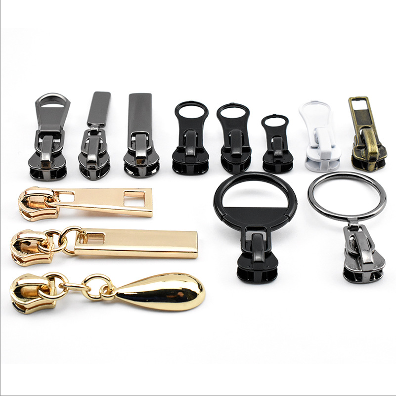 Down jacket zipper head No. 5 resin garment zipper head pendant Metal zipper head zipper fittings thumbnail