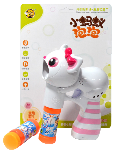 实色母猴泡泡机 泡泡枪音乐发光全自动吹泡泡玩具