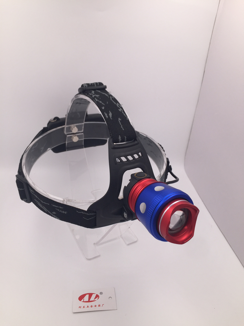 T6 bulb rotary focus headlight led Headlight strong charging super bright headlight outdoor fishing flashlight