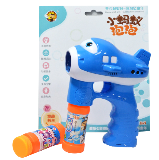 Solid-color aircraft bubble machine bubble gun Application Scenario