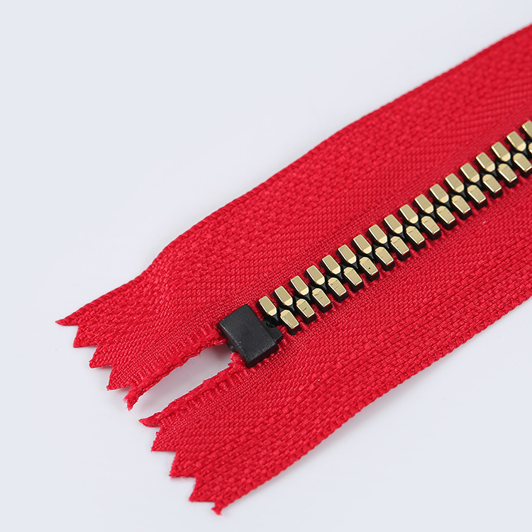 厂家直销女装环保细牙单拉双开尾金属拉链  牛仔裤服装辅料