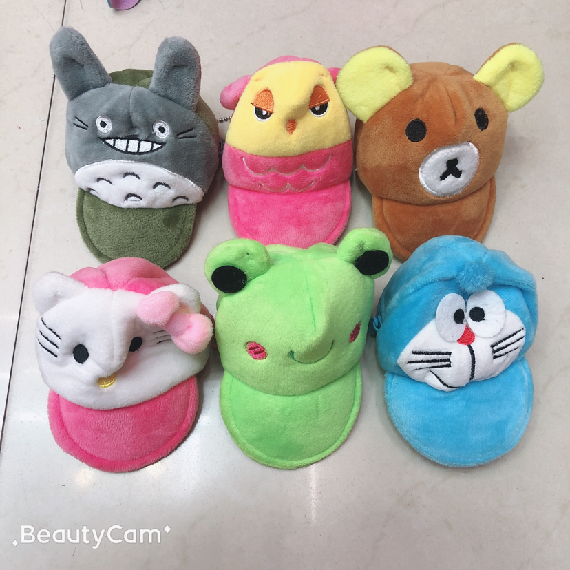 Plush wallet, children's coin purse, baseball cap, special wallet, cartoon coin purse, three-dimensional hat wallet, coin purse