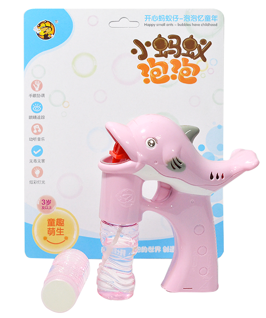 Solid-color new sharp-billed dolphin bubble machine bubble gun Specification image