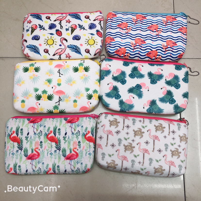 Plush pen case, cactus pen case, phone case, makeup bag, multi-functional small bag, double-sided printed bag Specification image