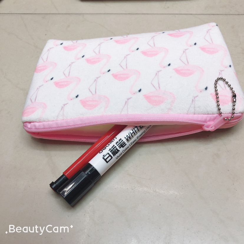 Plush pen case, cactus pen case, phone case, makeup bag, multi-functional small bag, double-sided printed bag Application Scenario