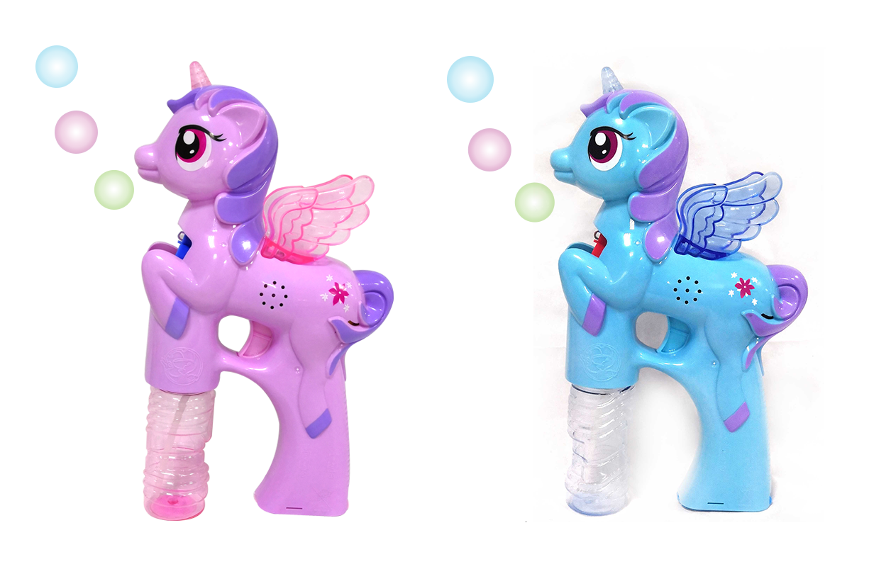Douyin electric solid-color Unicorn Bubble gun