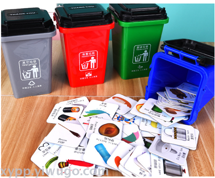 In-stock garbage classification toys, children's educational toys, trash cans, Douyin same style toys, garbage classification details Picture