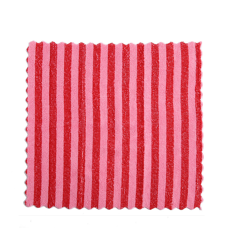 Kitchen cleaning hand towels, hanging handkerchiefs, household absorbent thickened rags, small hand towels, hand towels wholesale details Picture