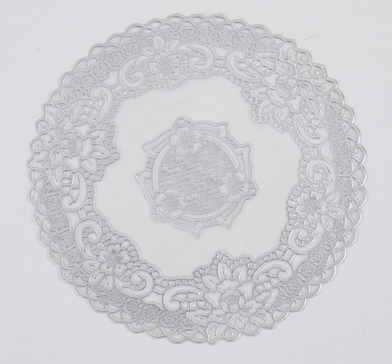 Creative gift gilding pads, 20cm round small coasters, ceramic bowl placemats, wholesale anti-slip ashtrays and vase pads details Picture
