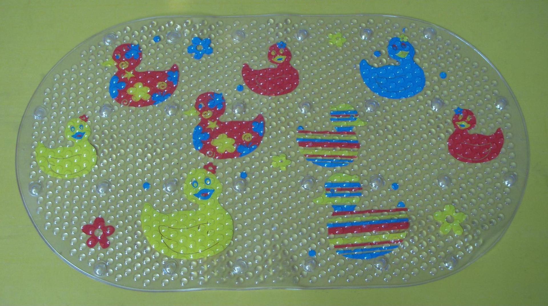 Respetuoso con el medio ambiente plástico inodoro baño antideslizante alfombra de pie de baño para el hogar uso diario alfombra de piso de ducha tienda al por mayor Specification image