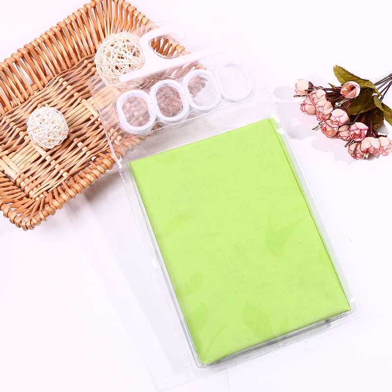 Simple, nail-free and hole-free bathroom partition door curtain, waterproof and mold-proof shower curtain, thickened bath curtain Specification image