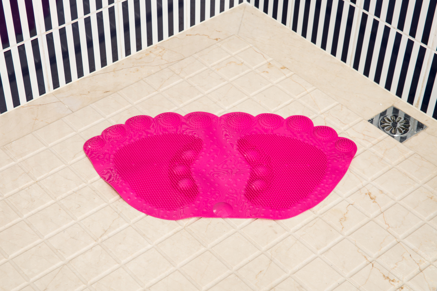 Bathroom color anti-slip mat, shower, household PVC washroom, bath foot mat, bathroom toilet, bathroom floor mat details Picture