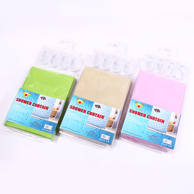 Simple, nail-free and hole-free bathroom partition door curtain, waterproof and mold-proof shower curtain, thickened bath curtain Application Scenario
