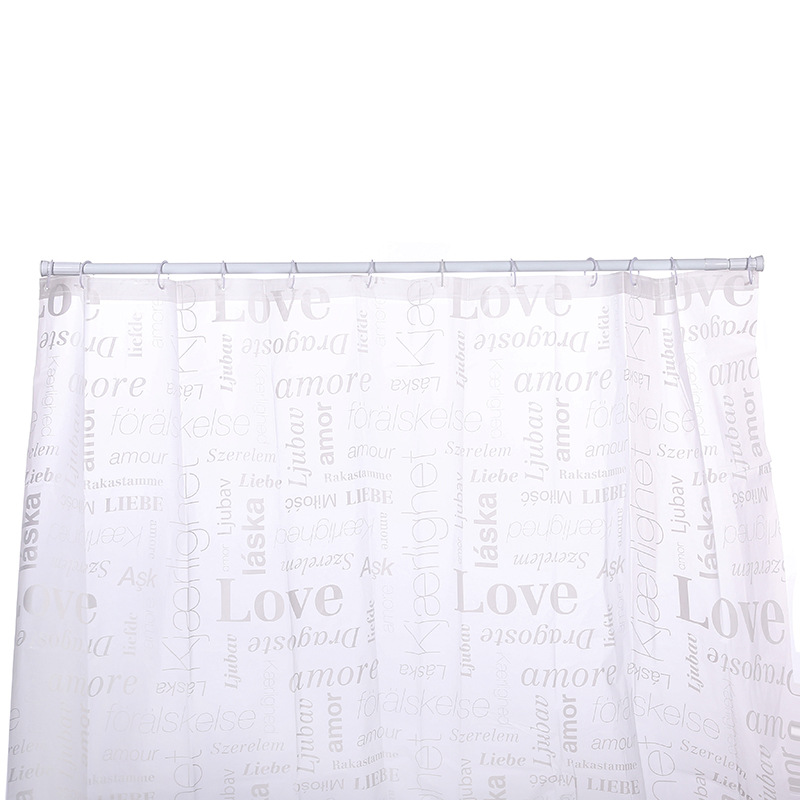 新款卫生间浴帘杆伸缩杆 简易塑料窗帘杆 阳台晾衣杆免打孔免安装