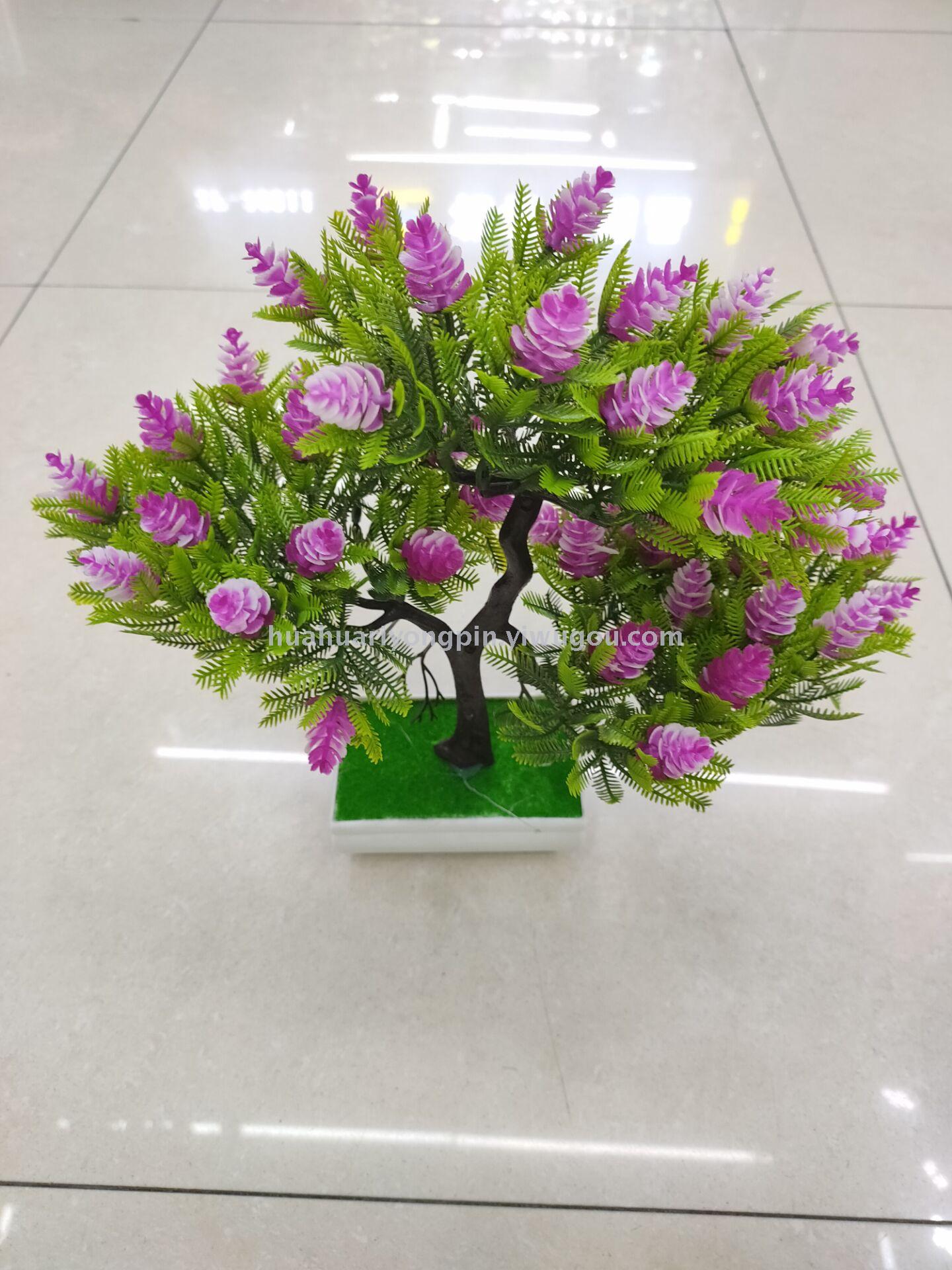 仿真盆栽实物图