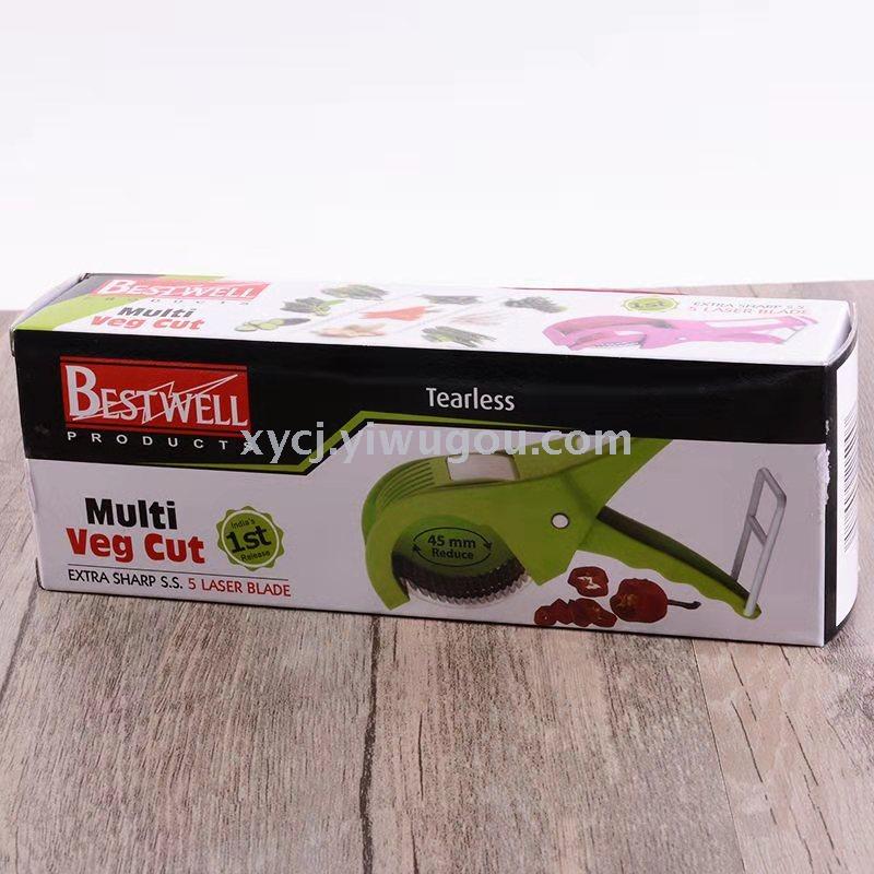 The creative new kitchen vegetable cutter with a curved knife is a popular DIY vegetable cutter that won't hurt your hands. Direct sales from the manufacturer