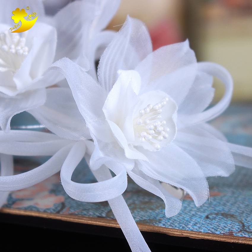 Factory direct sales of bride headwear, bridesmaid updo, hair flower, studio photography, photo shoot headwear, stage fashion show accessories, Yiwu accessories Specification image