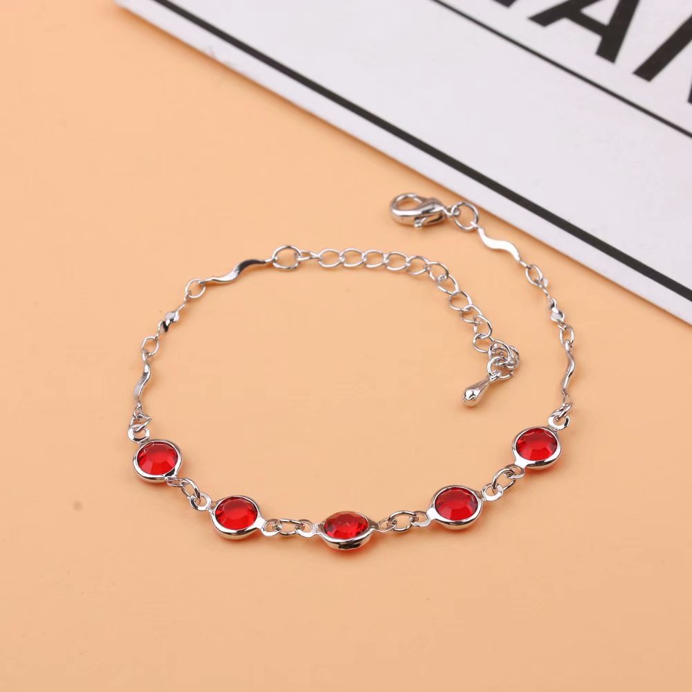 Pudding Station's new bell bracelet and anklet for women's Korean style, simple and sexy, forest-themed birthday for best friends details Picture
