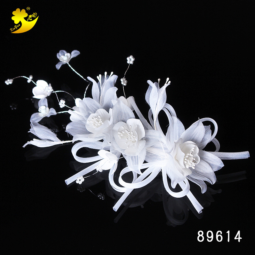 Factory direct sales of bride headwear, bridesmaid updo, hair flower, studio photography, photo shoot headwear, stage fashion show accessories, Yiwu accessories