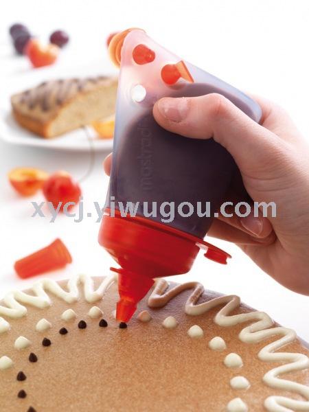 TV product deco pocket Silicone chocolate cream cake decorator and decorator pen three-in-one set Item Picture