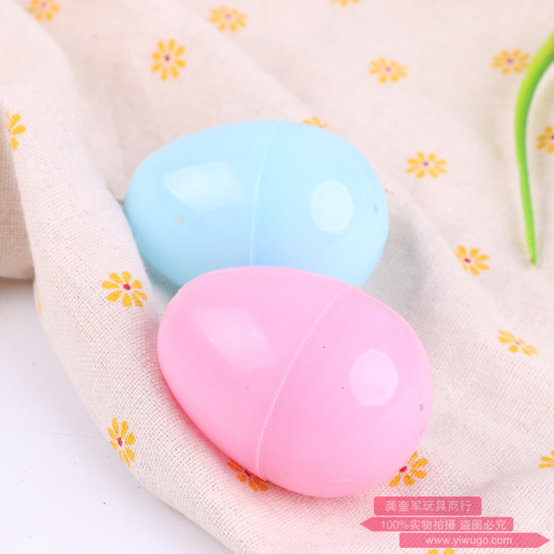 Easter Egg Mixed Color Packaging Children's Egg Shell Diy Hand-Painted Simulation Egg Toy details Picture