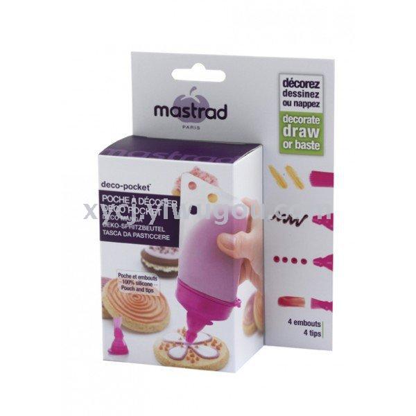 TV product deco pocket Silicone chocolate cream cake decorator and decorator pen three-in-one set