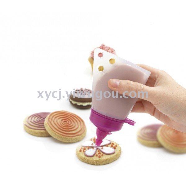 TV product deco pocket Silicone chocolate cream cake decorator and decorator pen three-in-one set Specification image