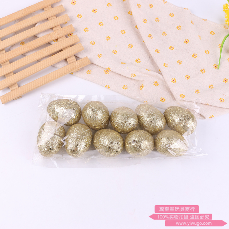 Transparent Opp Bag Ten Colorful I Eggs Kindergarten Children Diy Hand-Painted Egg Set Toys Item Picture