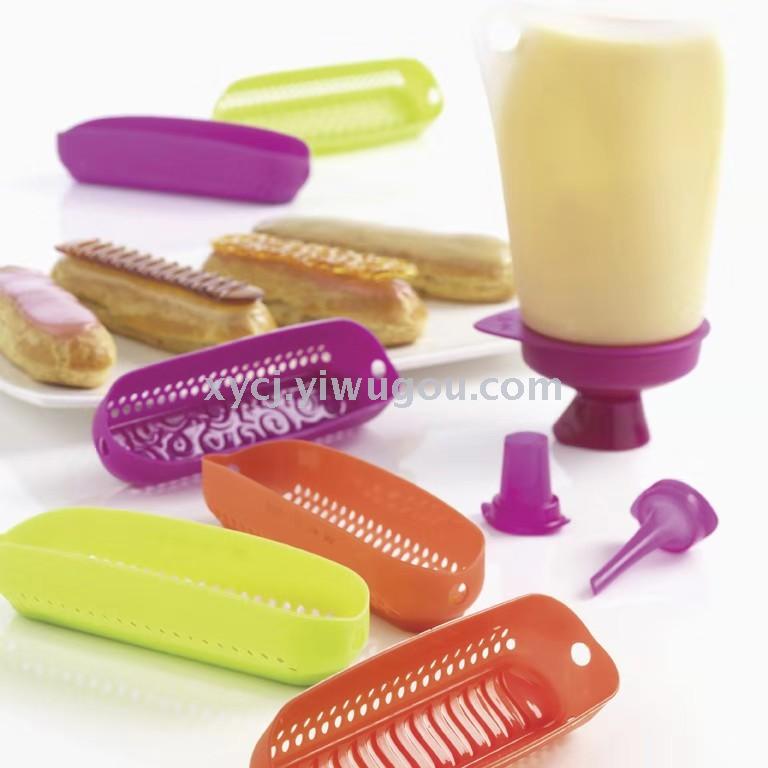 TV product eclairs Silicone Cake Puff mold Set kit pastelillos rellenos details Picture