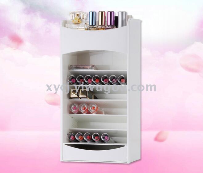 TV product cosmake lipstick Korean-style multi-level stepped cosmetic storage box organizing rack Specification image