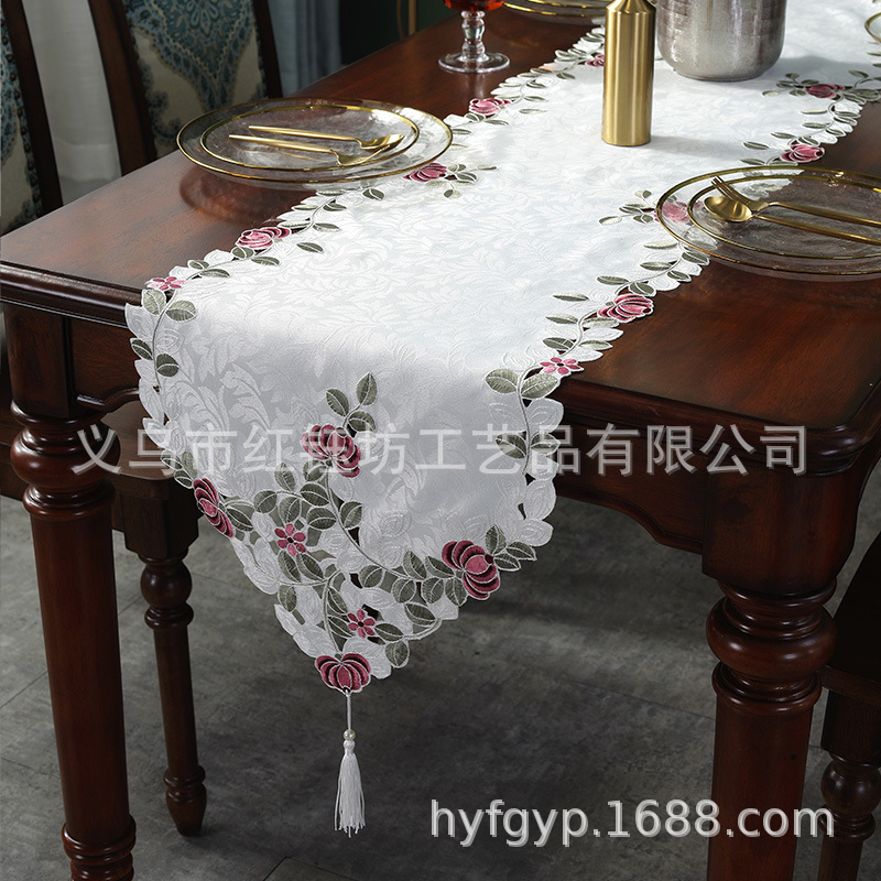 European lace embroidery simple table flag table decoration table table table table table table table table table tablecloth table side table cloth bed flag shoe cabinet thumbnail