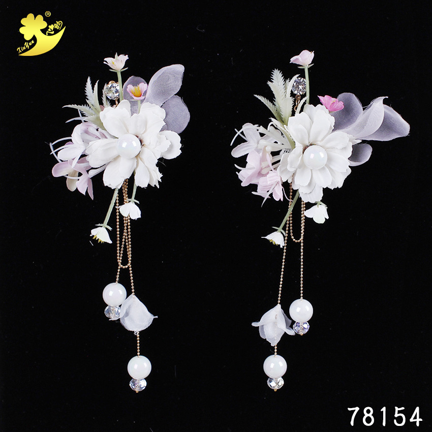 European and American fashionable and simple pearl earrings, bride accessories, travel souvenirs, celebrity street style imitation sunflower head ornaments