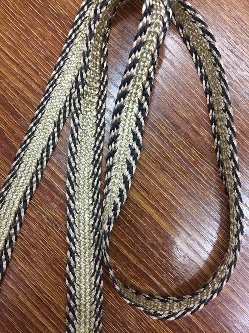 Direct sales from the manufacturer of 2-centimeter braided tape for clothing accessories, hats and other accessories Application Scenario