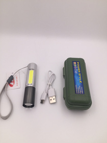 Mini portable with COB side light outdoor emergency light