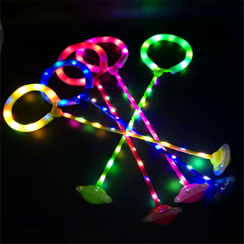 Luminous toy, flashing single-leg jumping ball, new bestseller, new upgraded version, full-body luminous children's flashing jump details Picture