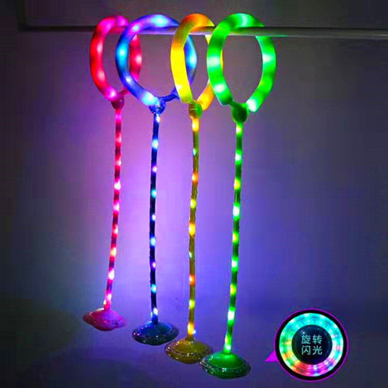 Luminous toy, flashing single-leg jumping ball, new bestseller, new upgraded version, full-body luminous children's flashing jump Specification drawing